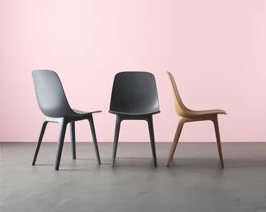 The Ikea chair made from recycled plastic