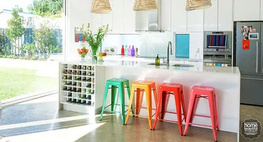 Kitchens with a splash of colour