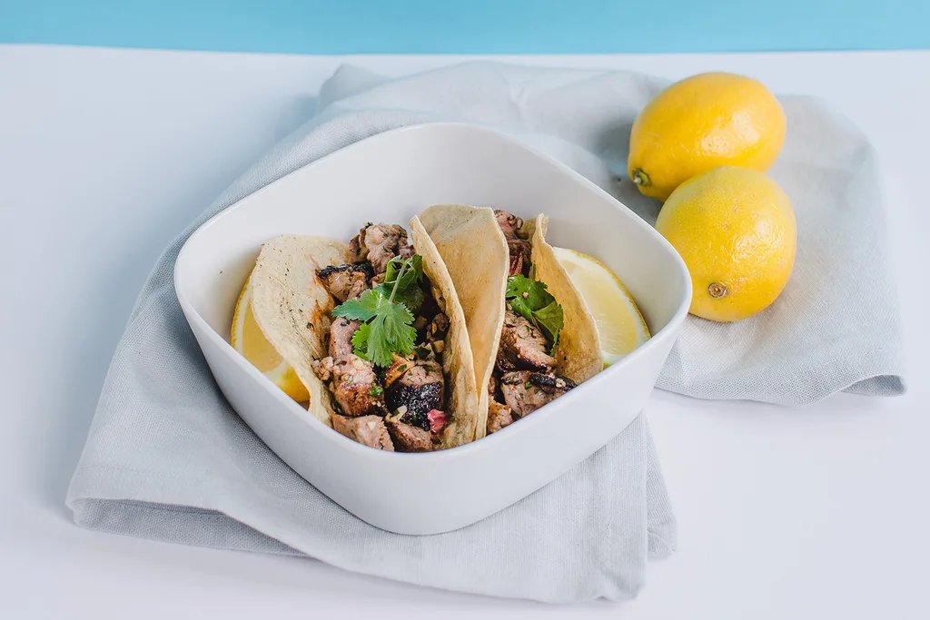 Lemon Lamb Tacos