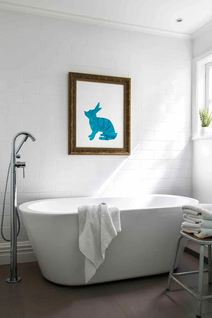 4 ideas for making art work in your bathroom | Home Beautiful Magazine Australia