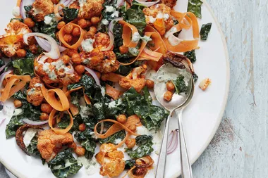 Buffalo cauliflower & chickpea bowl