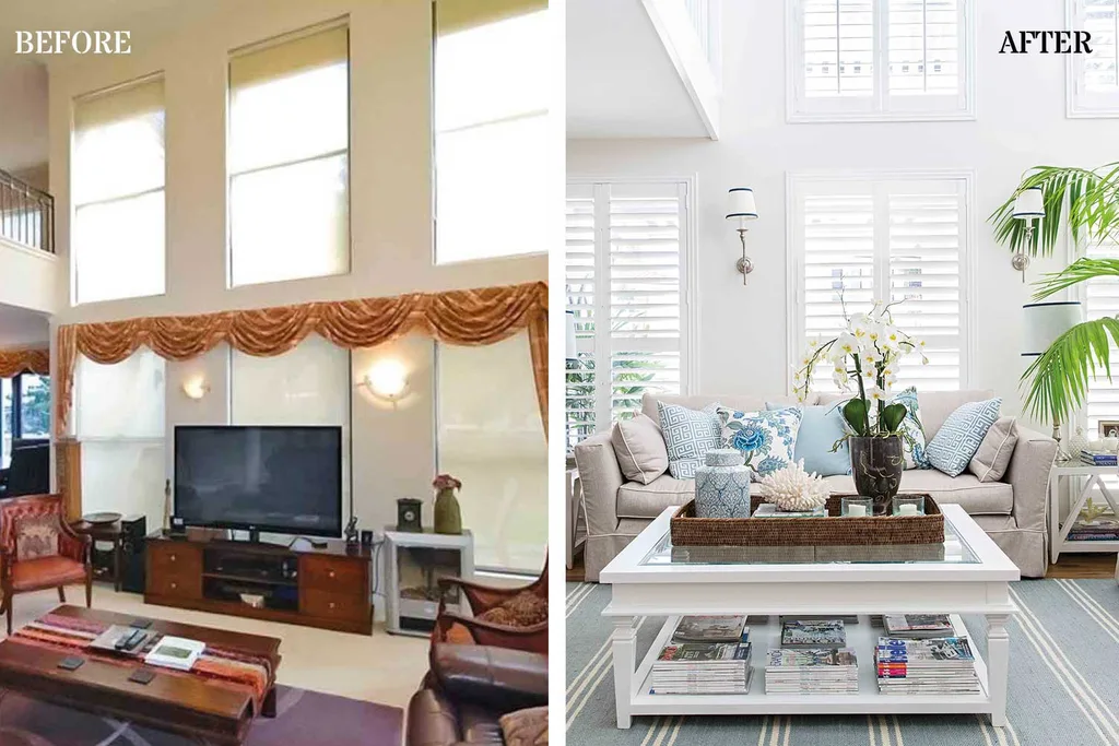 Amazing Hamptons living room makeover | Home Beautiful Magazine Australia