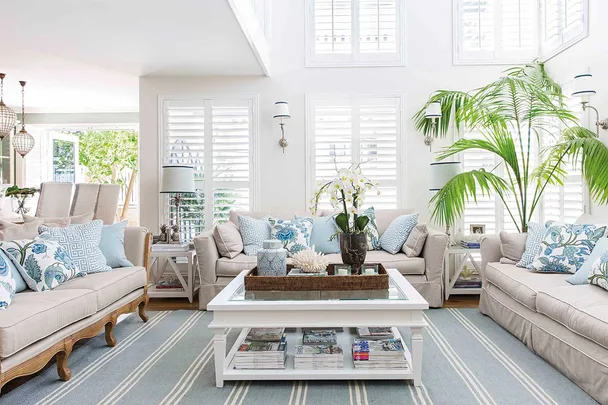 Amazing Hamptons living room makeover | Home Beautiful Magazine Australia