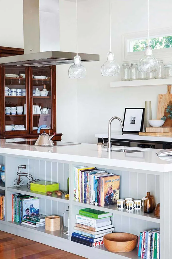 The one place you haven’t thought of for open shelving in your kitchen | Home Beautiful Magazine Australia