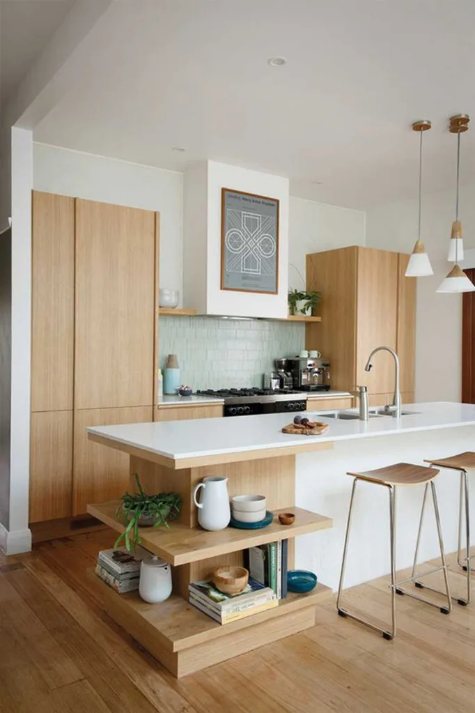 The one place you haven’t thought of for open shelving in your kitchen | Home Beautiful Magazine Australia