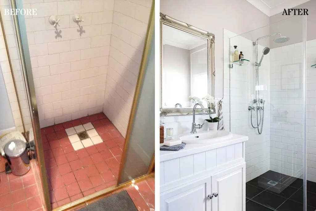 Country classic: a low cost bathroom renovation | Home Beautiful Magazine Australia
