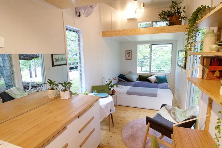 The luxury tiny house that takes up two carpark spaces | Home Beautiful Magazine Australia
