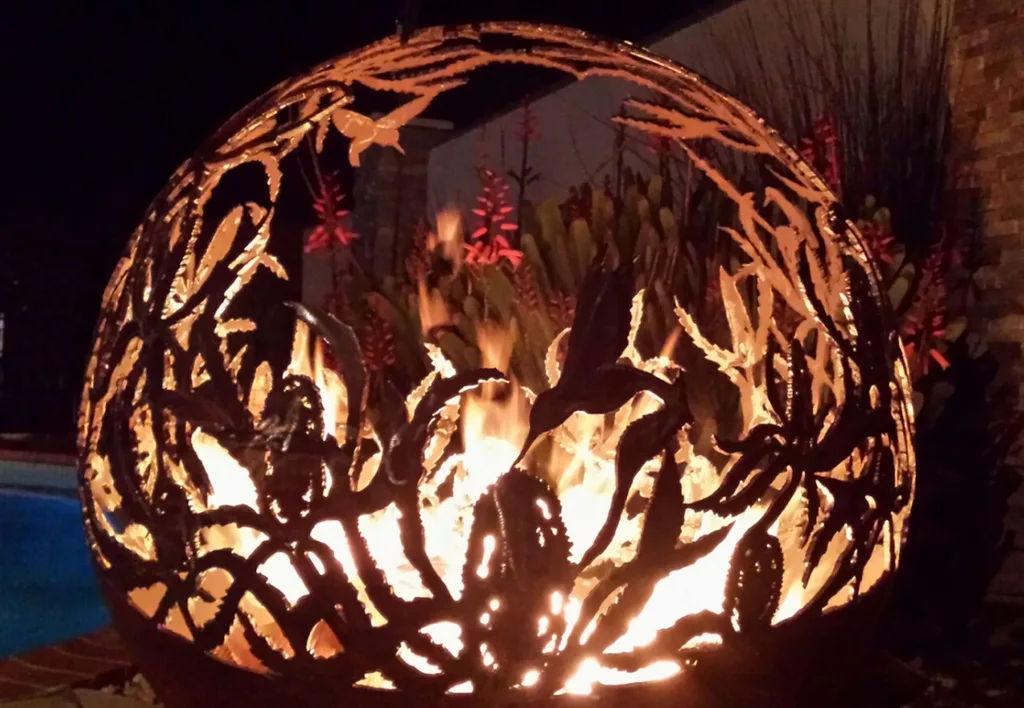 Amazing artist creating unique fire pits | Home Beautiful Magazine Australia