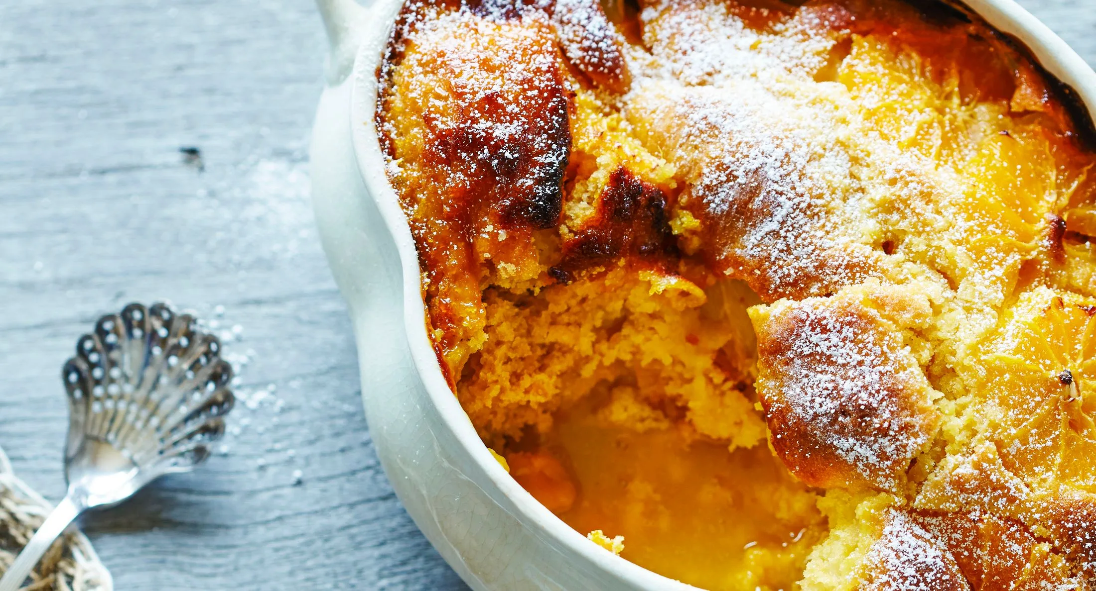 Self-saucing orange pudding