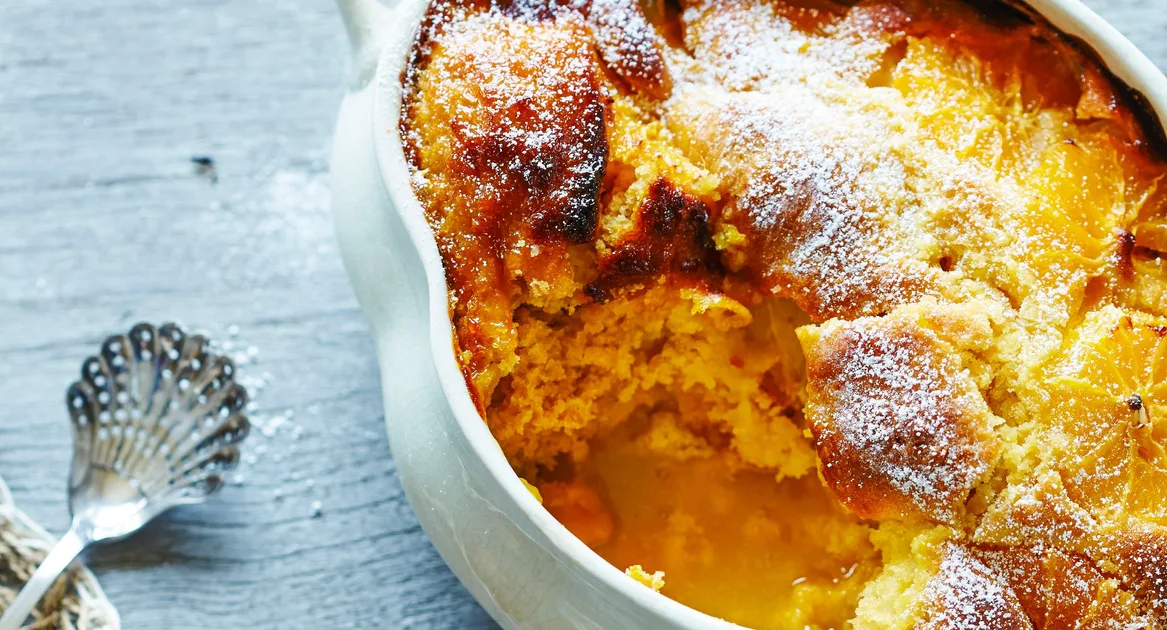 Self-saucing orange pudding Recipe | Home Beautiful