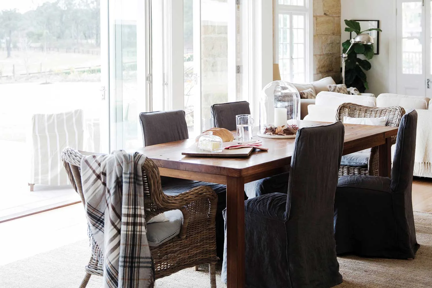 10 ways to style up your timber dining table