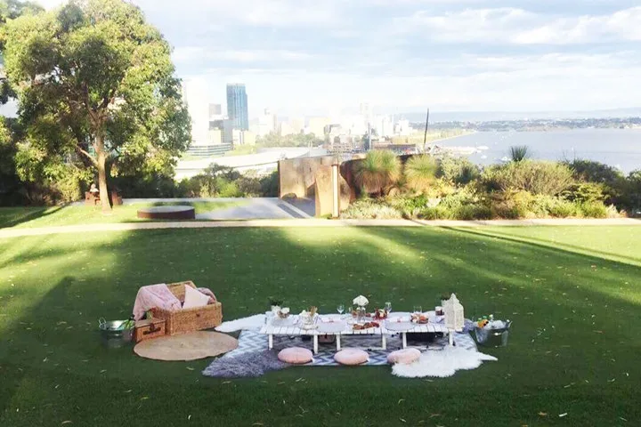 Kmart hack transforms gate to Hamptons picnic table | Home Beautiful Magazine Australia