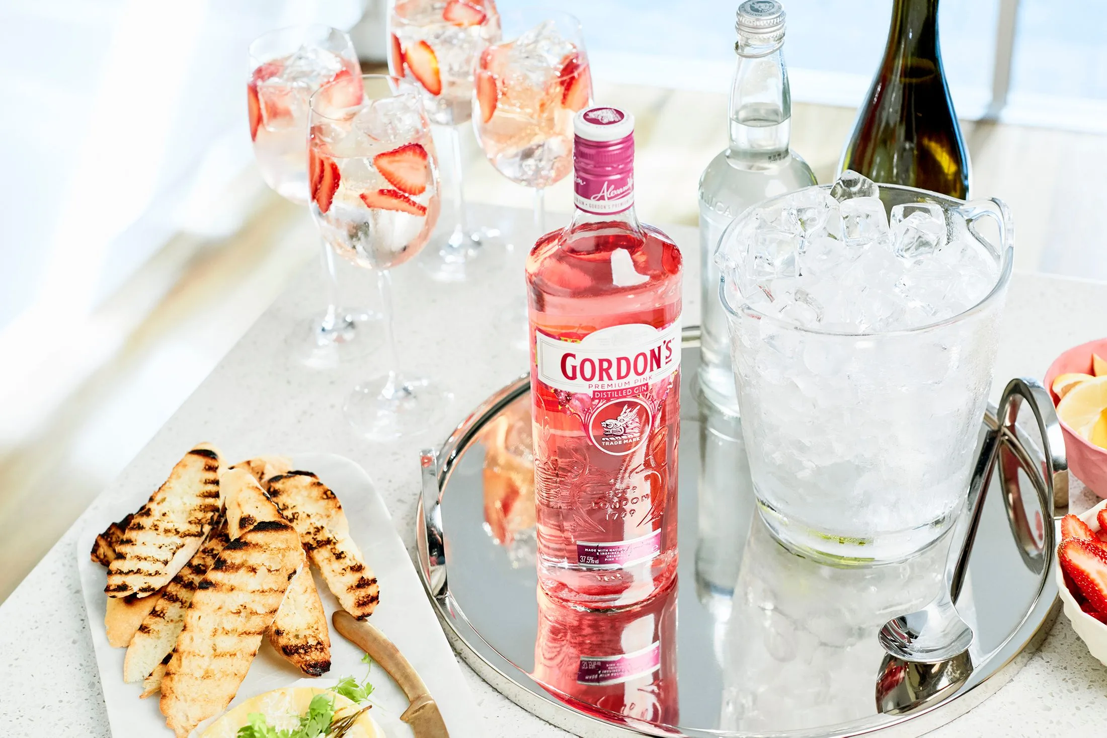 Millennial pink gin has arrived
