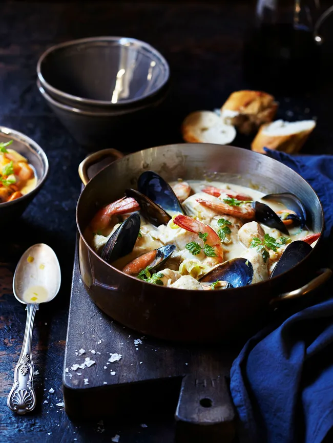 Normandy fish stew