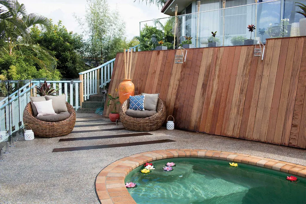 Before and after pool transformation | Home Beautiful Magazine Australia