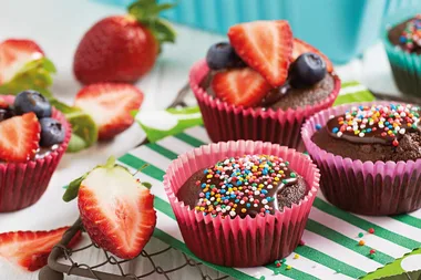 Kids’ chocolate cupcakes with hidden vegetables