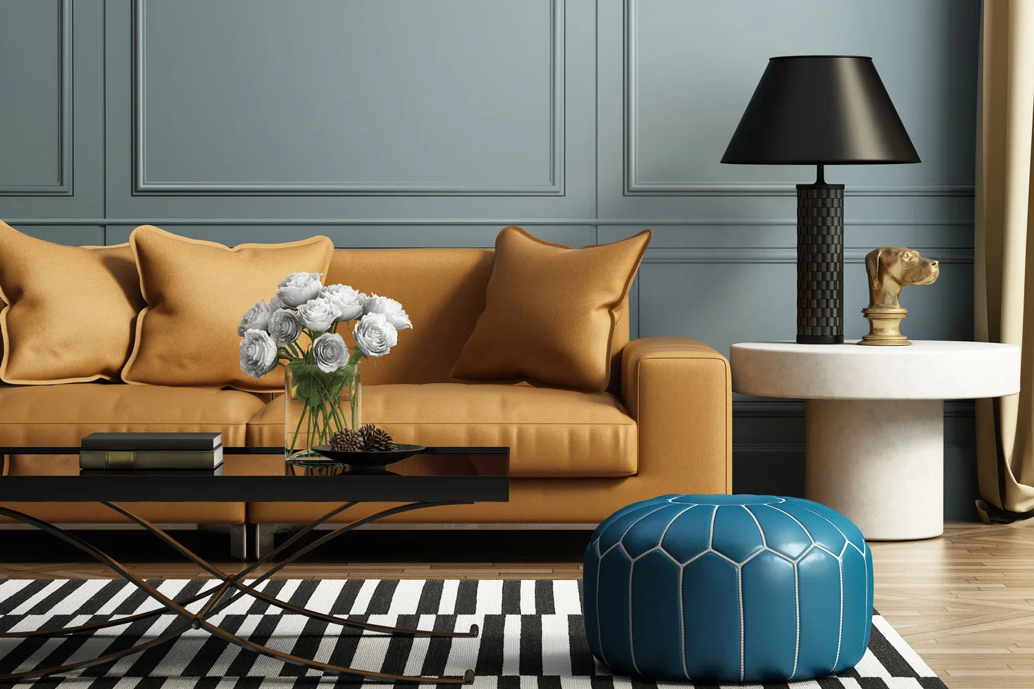 3 ways to add luxury to your living room.