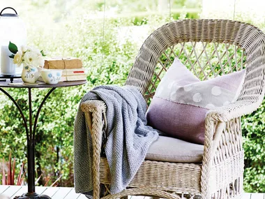 14 of the best decorating ideas for cane and wicker outdoor furniture