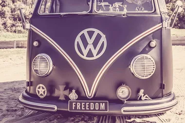 This couple ditched their day jobs and moved into a bus