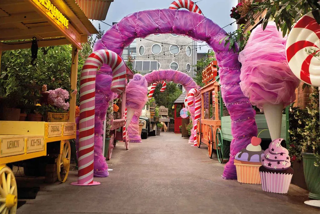 Disney's Nutcracker themed garden at The Grounds