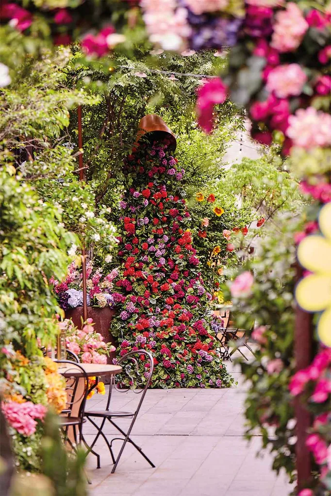 Disney's Nutcracker themed garden at The Grounds