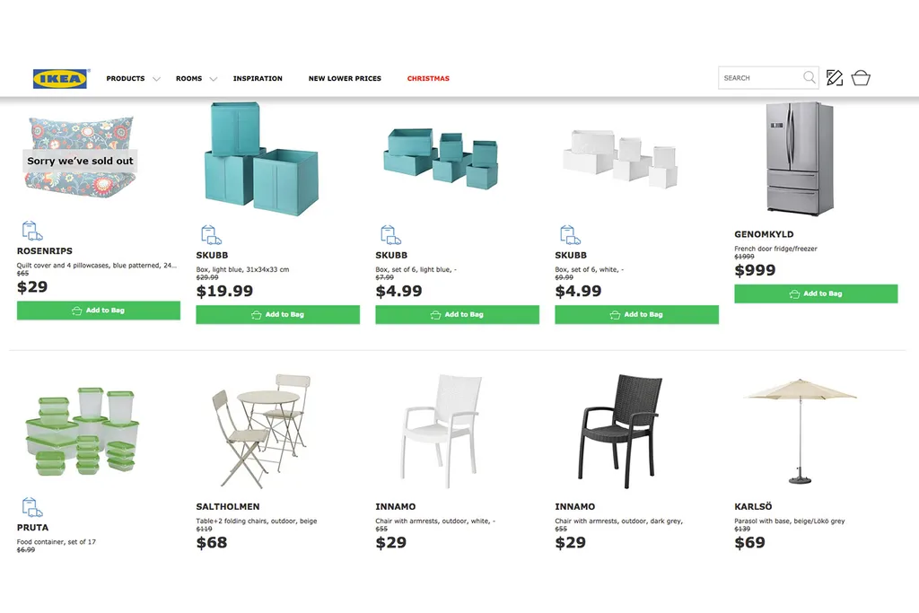 Ikea Black Friday half price sale fridges furniture appliances