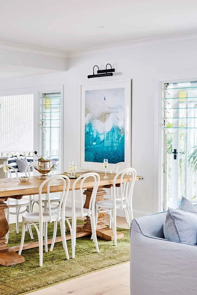 Beautifully renovated home on Sydney's northern beaches decorated for Christmas