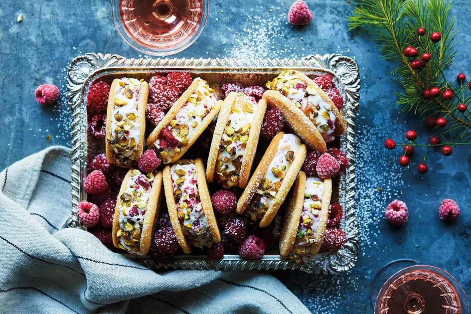 Cassata Ice Cream Sandwiches | Home Beautiful