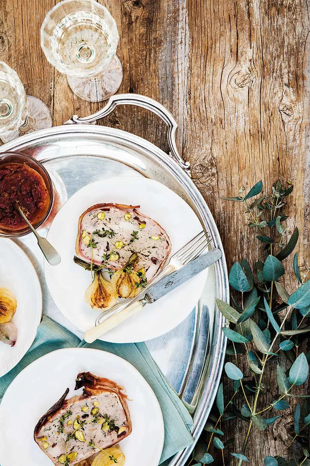 Turkey, chicken & cranberry terrine recipe