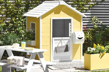 Give your kids’ cubby house a fabulous facelift for summer