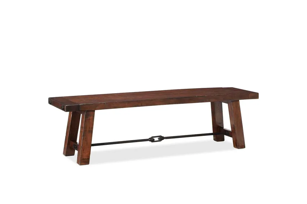 Pottery Barn x Sibella Court | Benchwright dining bench, $1,069.00