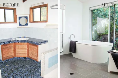 Before & After: The bathroom reno that goes from seriously ugly to simply fabulous