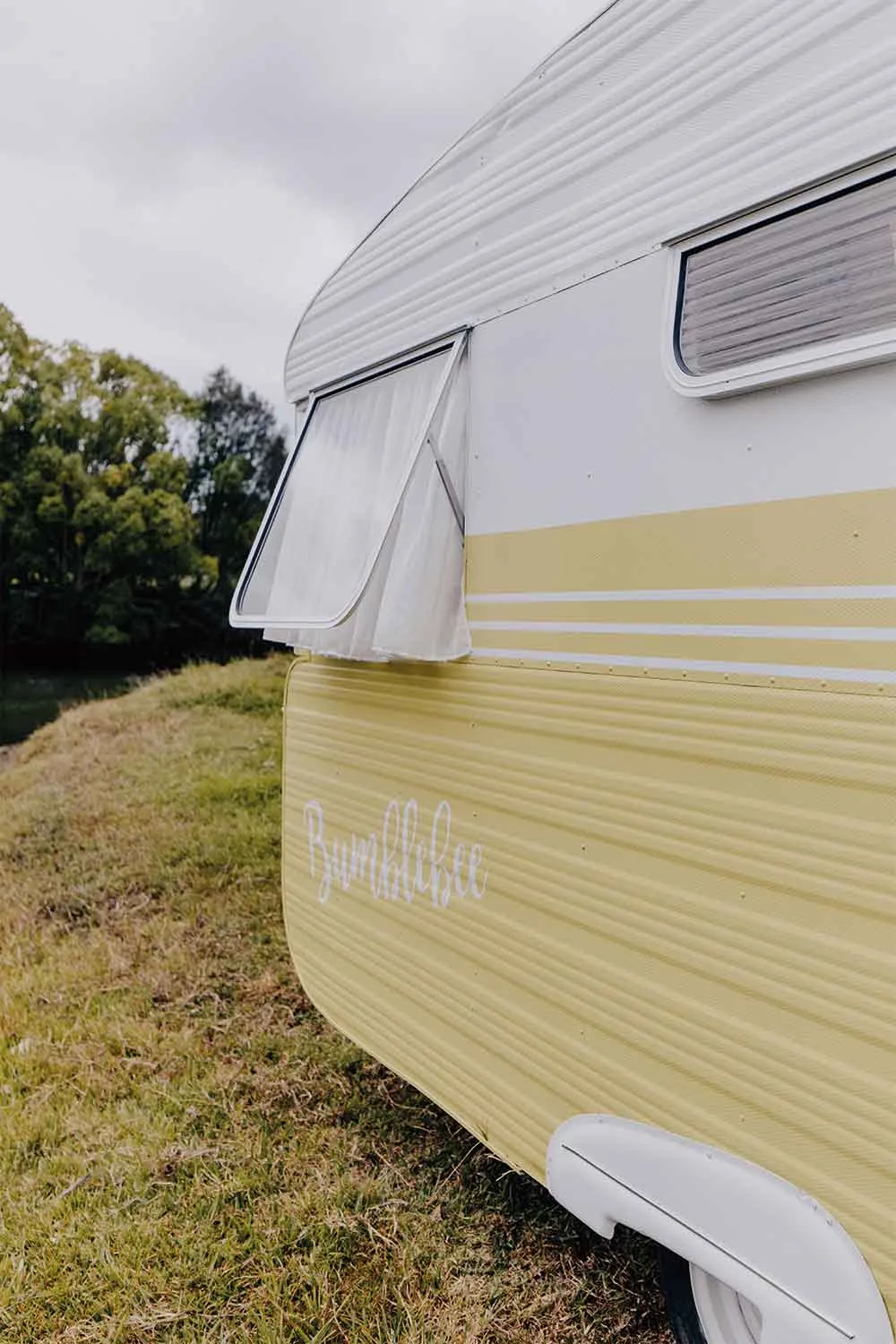 Take a tour through this vintage caravan renovation