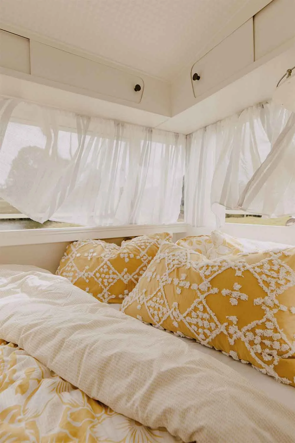 Take a tour through this vintage caravan renovation