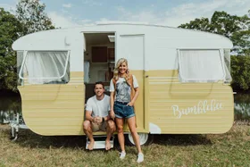 Take a tour through this vintage caravan renovation