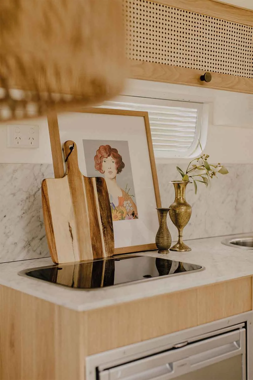 Take a tour through this vintage caravan renovation