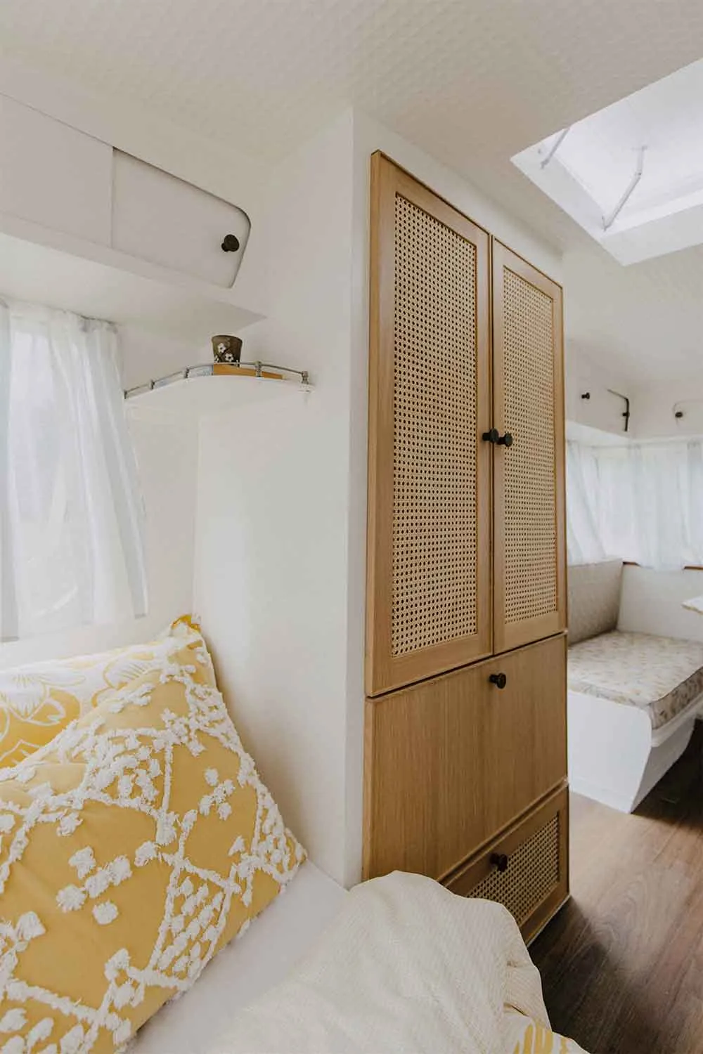 Take a tour through this vintage caravan renovation