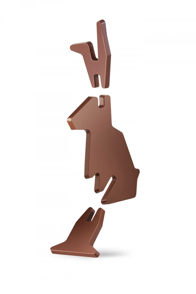 IKEA chocolate flat pack easter bunny