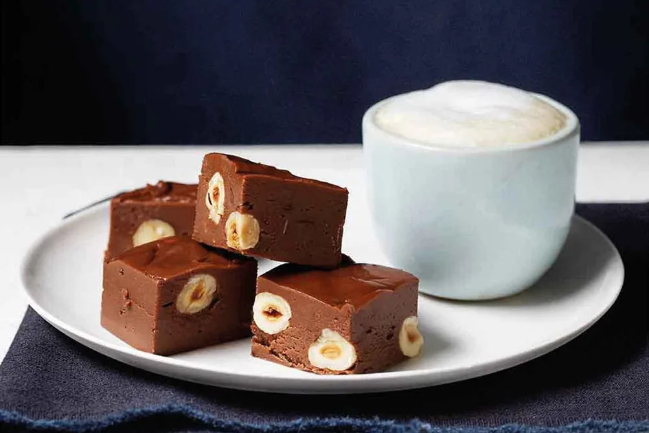 Chocolate and hazelnut fudge recipe Recipe | Home Beautiful