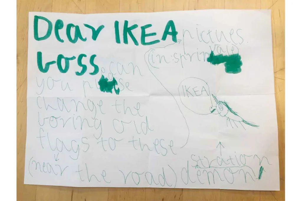 IKEA changes logo flag in response to kid’s design advice