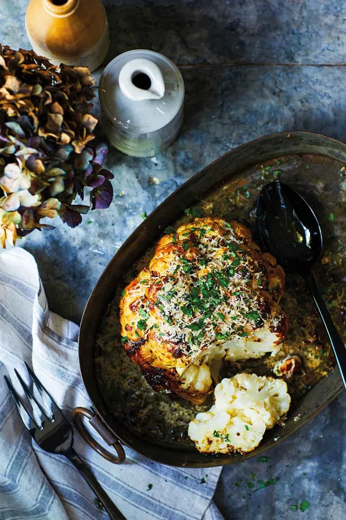 Whole roasted cauliflower recipe