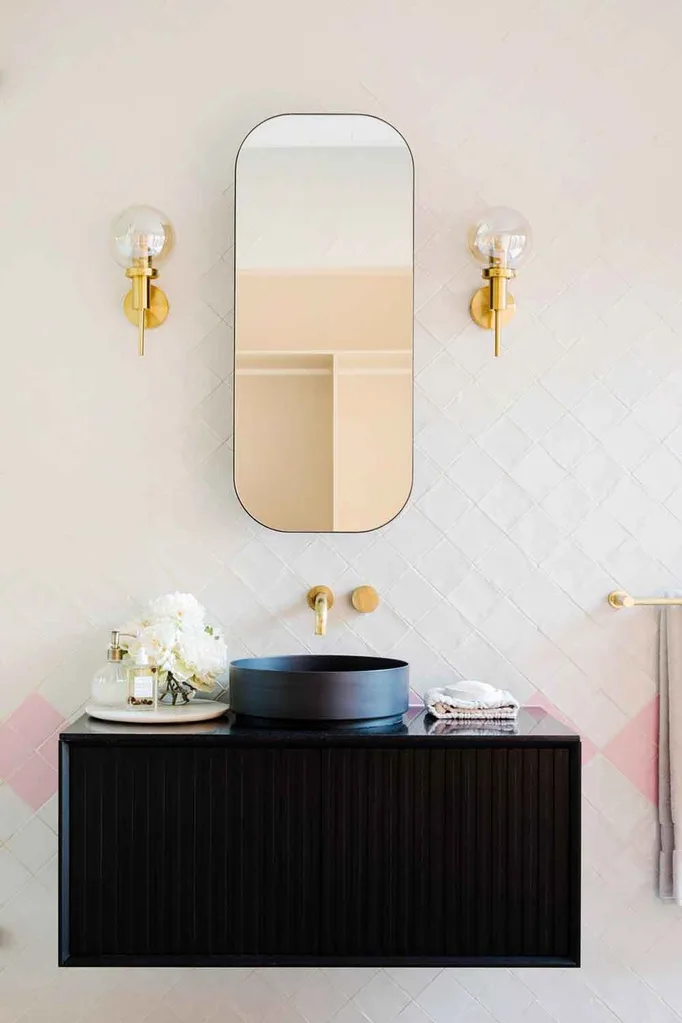 Luxe for less in the bathroom