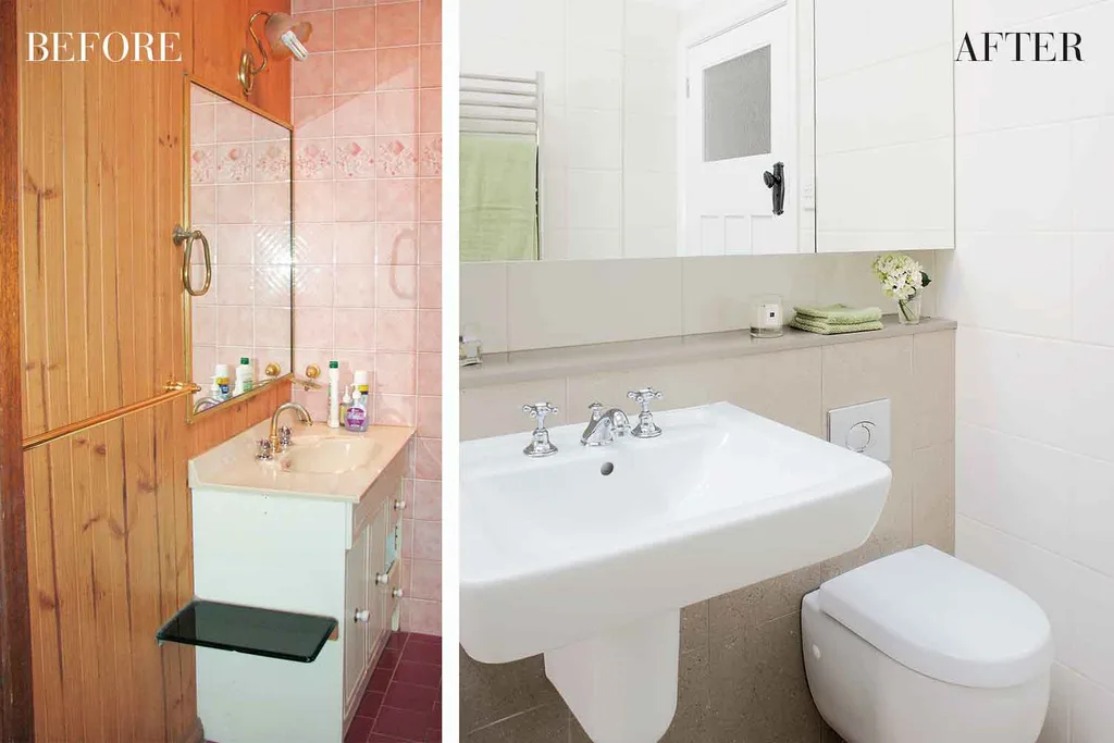 Incredible bathroom before & after renovation