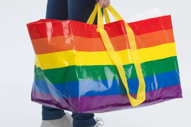 IKEA have released a rainbow version of their iconic FRAKTA bag