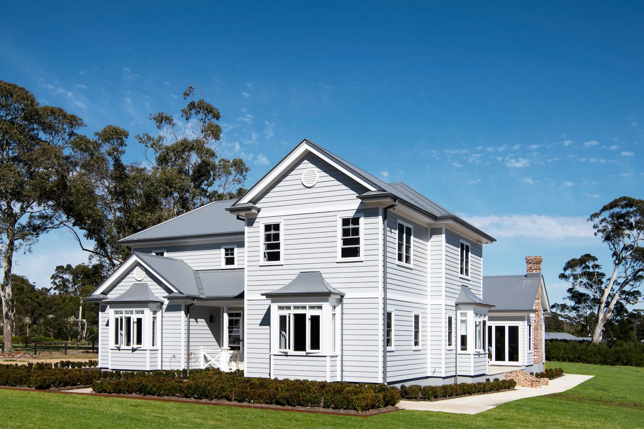 They used Linea Weatherboard for the entire exterior of the home