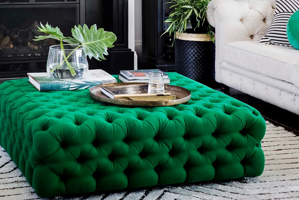Green is a great statement colour for any room