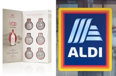 Aldi Australia are selling salted caramel and espresso Vodka Christmas baubles