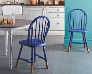 Amazing hack: colour-dipped chairs by Annie Sloan