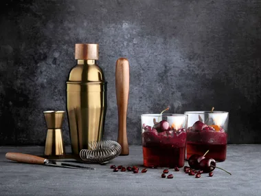 Frozen Cherry Christmas cocktail