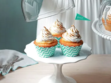 Lime meringue pie cupcakes